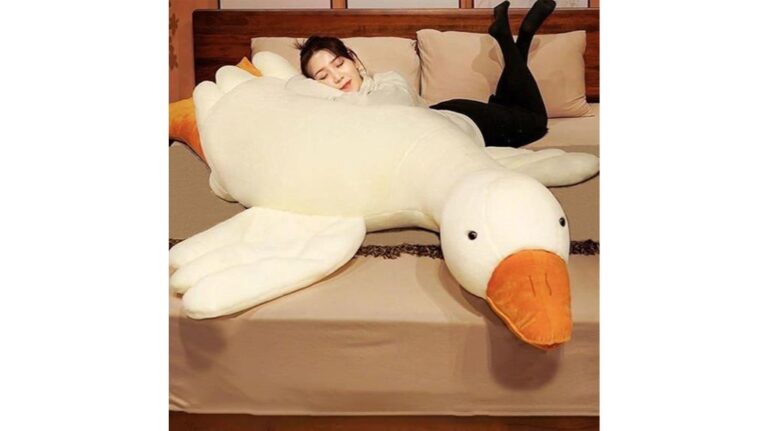 giant white goose plush