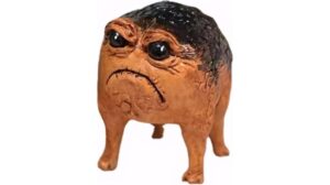 grumpy frog statue review