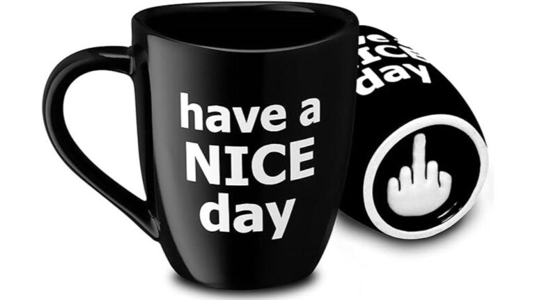 humorous coffee mug novelty gift