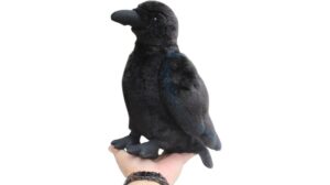 realistic crow plush review